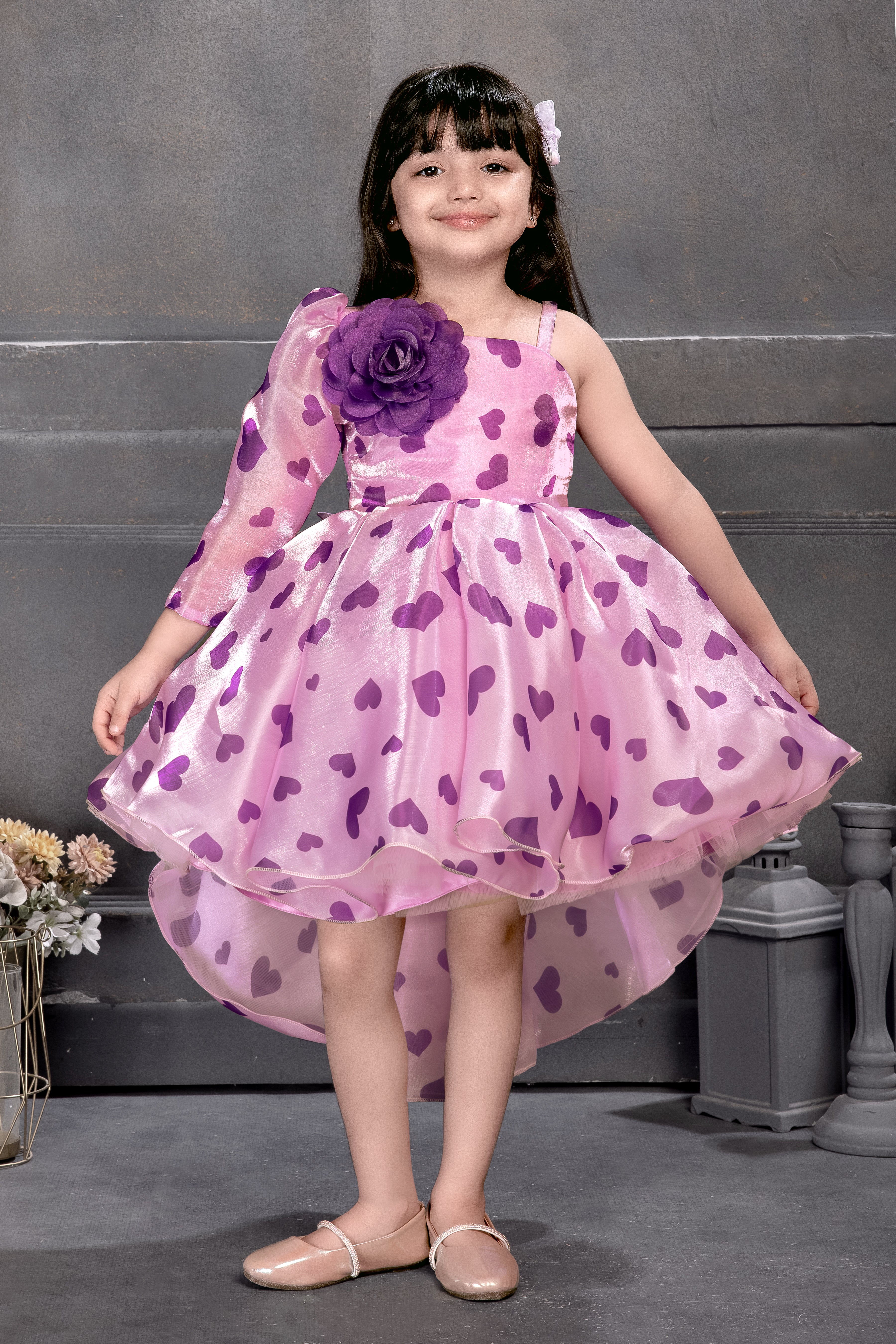 Kids Partywear Frocks - Purple