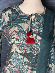 Elegant Green Indian Kurti Set - A Perfect Blend of Tradition and Modern Style