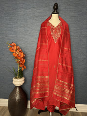 Elegant Red Indian Kurti Set