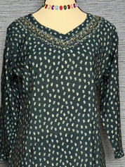 Elegant Green Indian Kurti Set